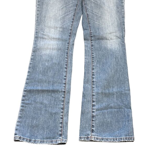 Twenty X Jeans Womens 7/8x34 Houston Lowest Rise Bootcut Embroidered Slim Fit - Picture 5 of 14